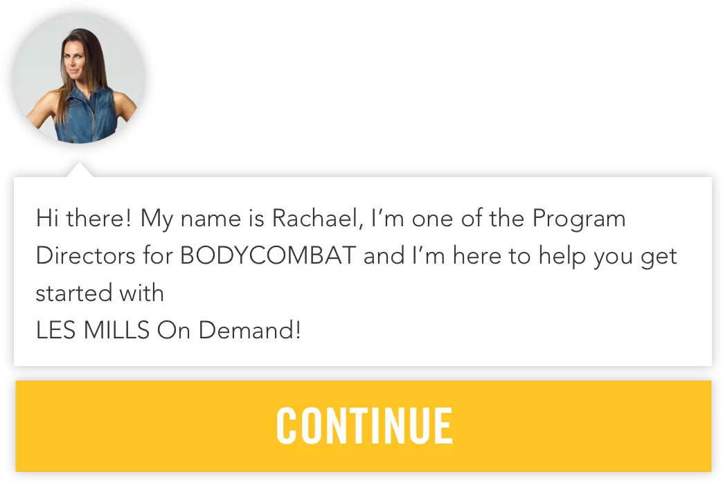 Screenshot of Les Mills On Demand expert Instructor.