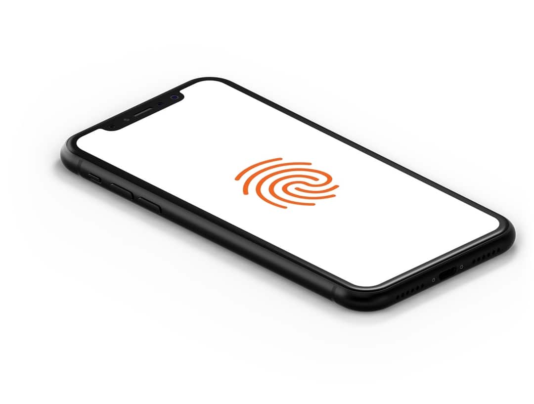 Screenshot of Paga mobile app fingerprint authentication capabilities